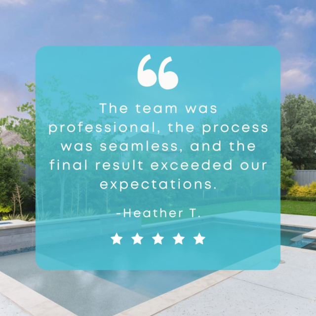 Happy Clients, Beautiful Pools! 💙

"Pulliam Pools made our dream backyard come to life! The team was professional, the process was seamless, and the final result exceeded our expectations. We can’t wait for pool season!" – Heather T.

#PulliamPools #FortWorthPools #108YearsOfLegacy #FortWorthSwimmingPools #PoolGoals #DreamBackyard #BackyardDesign